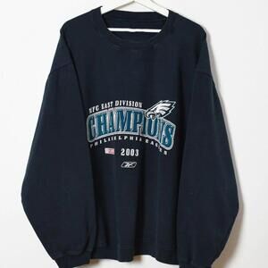 2003 Cotton Mix Black Nfc East Division Philadelphia Eagles